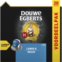 Een afbeelding van Douwe Egberts Lungo decaf capsule voordeelpak