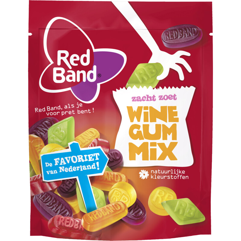 Een afbeelding van Red Band Winegummix