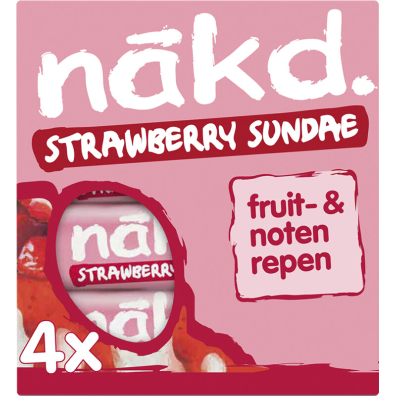 Een afbeelding van Nakd. Strawberry Sundea
