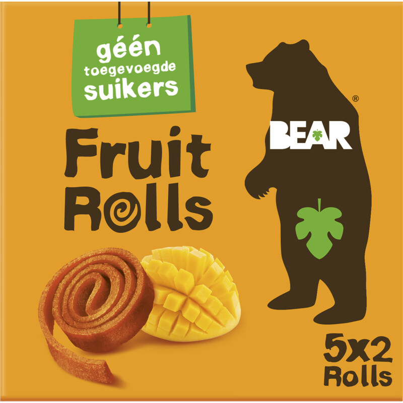 Een afbeelding van Bear Fruit rolls mango