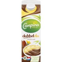 Een afbeelding van Campina Dubbelvla chocolade vanille
