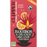 Een afbeelding van Clipper Rooibos & orange organic infusion