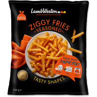 Een afbeelding van LambWeston Ziggy fries seasoned