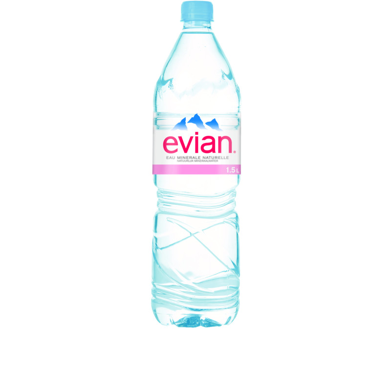 Een afbeelding van Evian Mineraalwater bel
