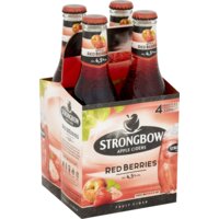 Een afbeelding van Strongbow Red berries 4-pack bel