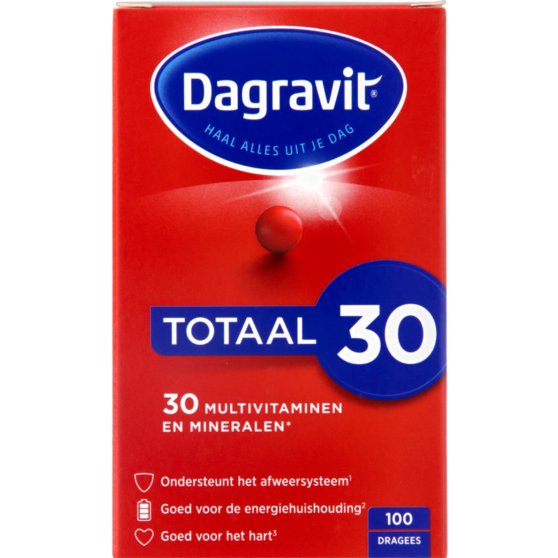 Concessie tarief betaling Dagravit Totaal 30 100 dragees bestellen | Albert Heijn