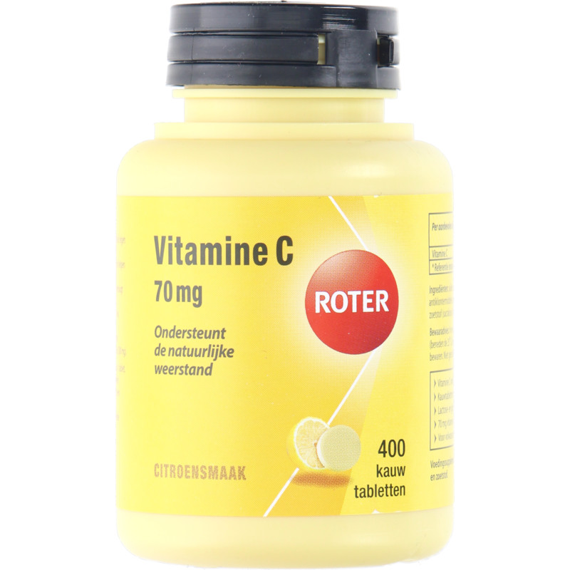 Een afbeelding van Roter Vitamine C 70mg citroen kauwtabletten