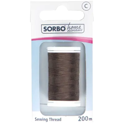 pdp-image-Sorbo Garen 100% polyester donkerbruin 200m