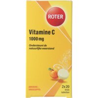 Een afbeelding van Roter Vitamine C 1000mg abrikoos bruistablet