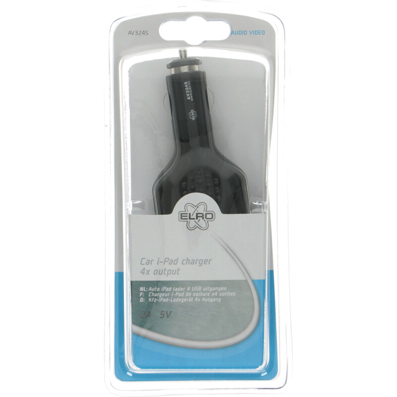 Een afbeelding van Elro I-pad lader4usb