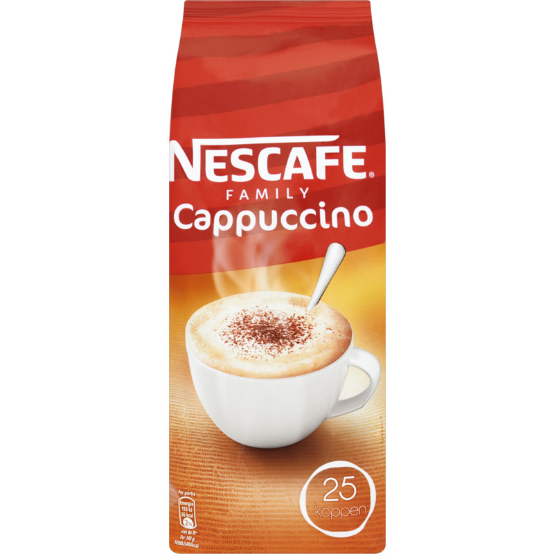 Een afbeelding van Nescafé Family cappucino oploskoffie