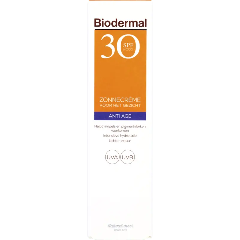 Biodermal Anti age zonnecreme gezicht spf30