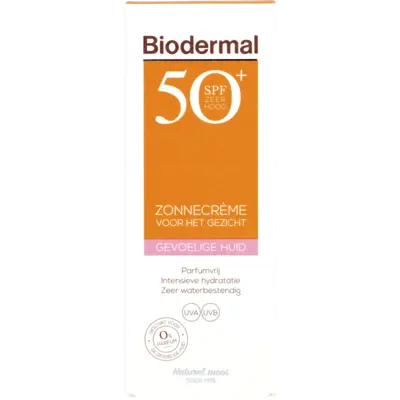 pdp-image-Biodermal Gevoelige huid zonnecreme gezicht spf50