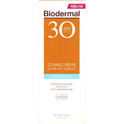 pdp-image-Biodermal Hydraplus zonnecreme gezicht spf 30