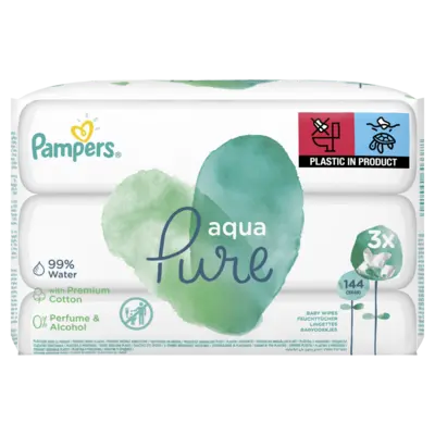 pdp-image-Pampers Aqua pure babydoekjes 3-pack