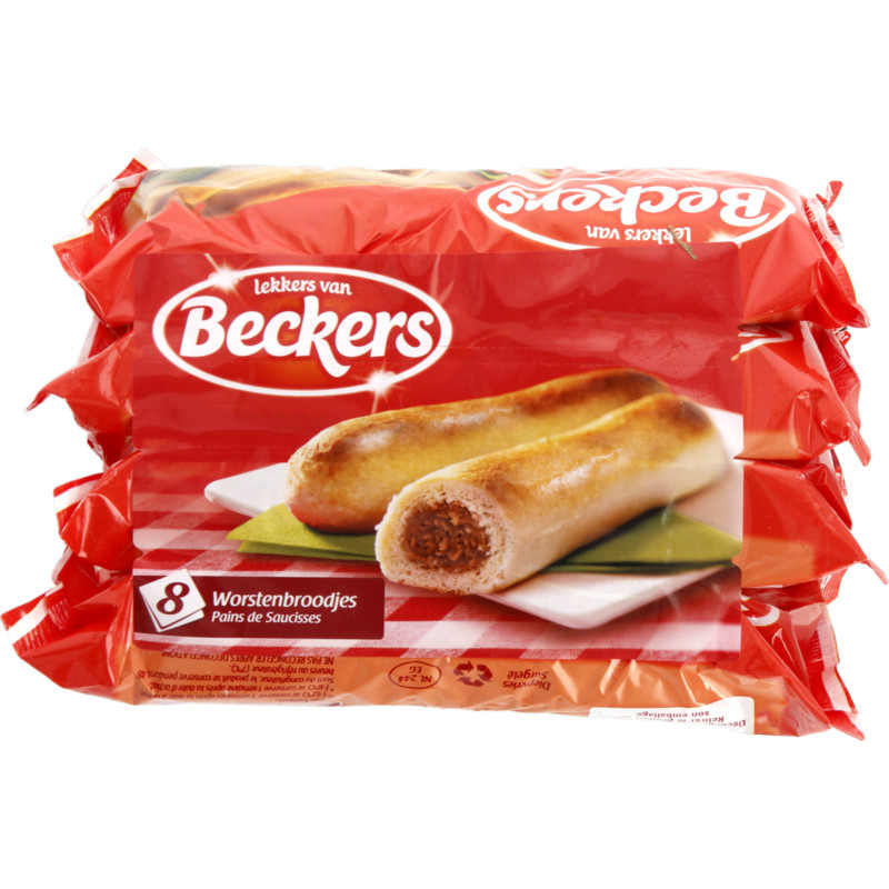 Een afbeelding van Beckers worstenbrood 8x80gr