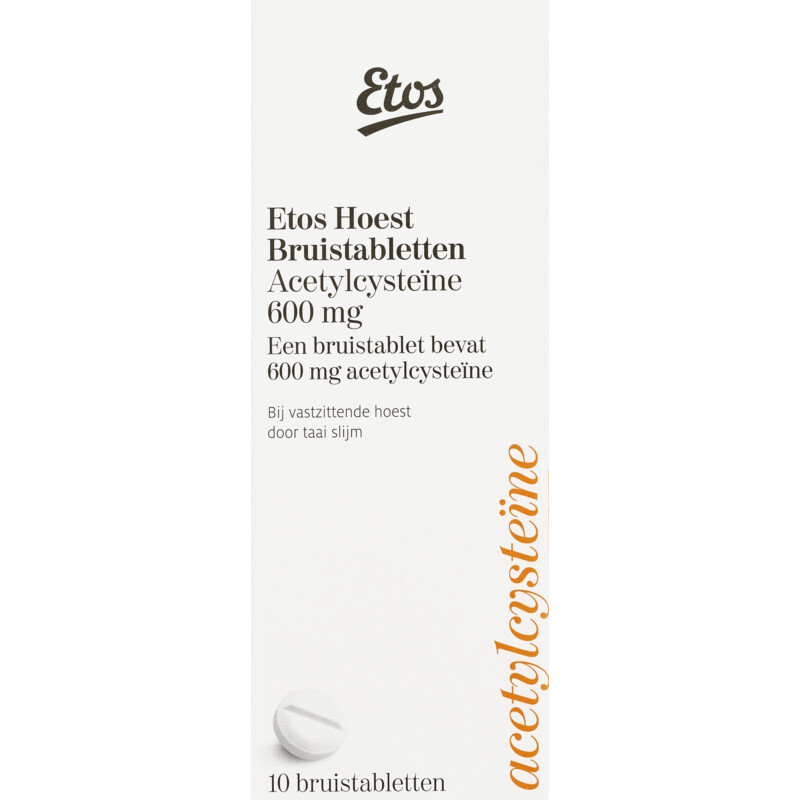 Een afbeelding van Etos Hoest bruistabletten acetylcysteïne