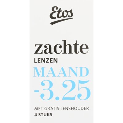 pdp-image-Etos Zachte maandlenzen -3.25 + lenshouder