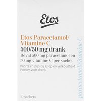 Afbeelding van Etos Paracetamol/vitamine C 500/50 mg drank