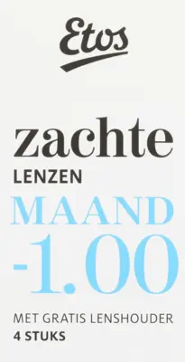 pdp-image-Etos Zachte maandlenzen -1,00 + lenshouder
