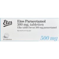 Een afbeelding van Etos Paracetamol 500 mg