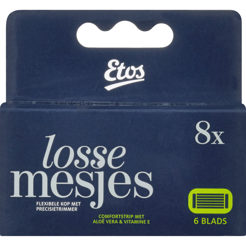 Een afbeelding van Etos Man 6-blads navul scheermesjes