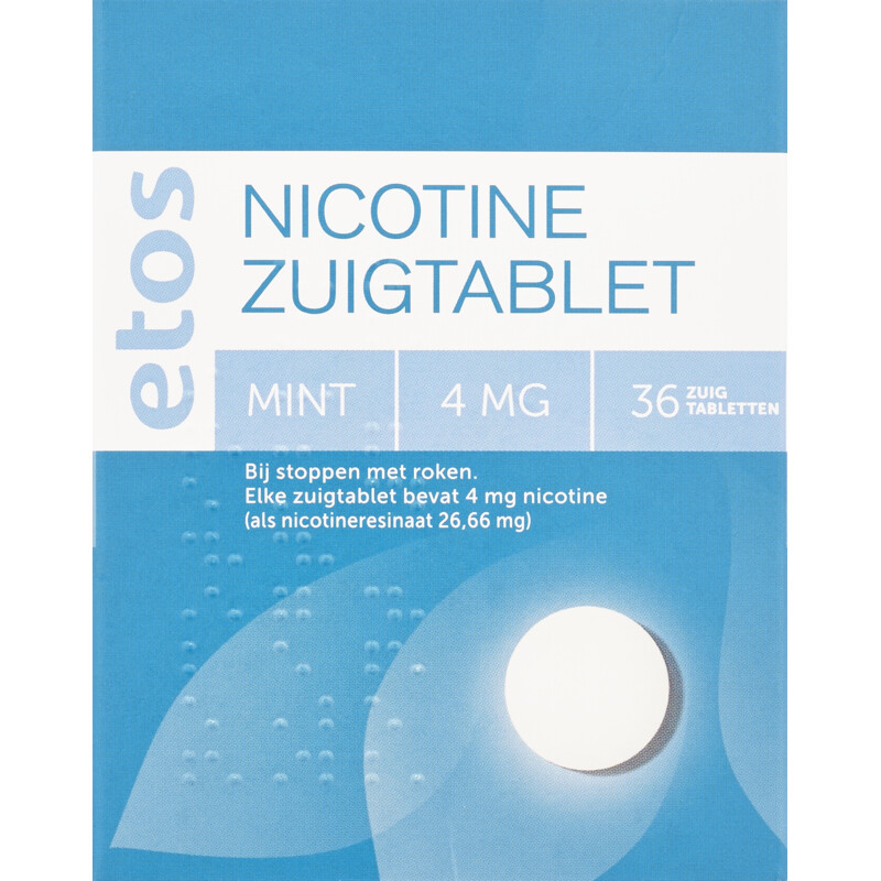 Een afbeelding van Etos Nicotine zuigtabletten 4 mg