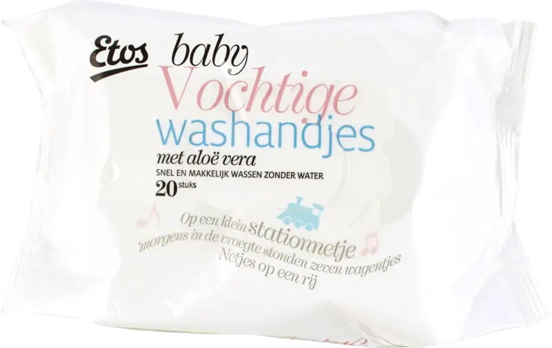 Vochtige baby washandjes