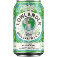 Een afbeelding van Lowlander Cool earth lager with lemongrass