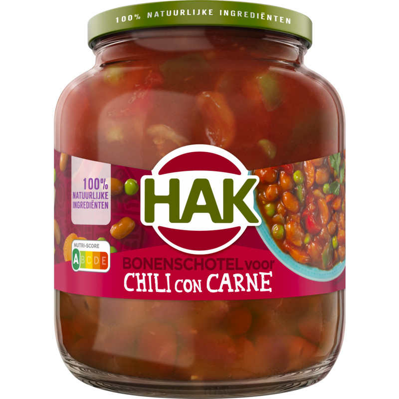 Een afbeelding van Hak Bonenschotel voor chili con carne