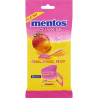 Een afbeelding van Mentos Gum Aqua kiss kauwgom suikervrij 2-pack