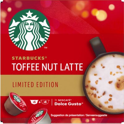 Starbucks toffee nut latte hot sale dolce gusto