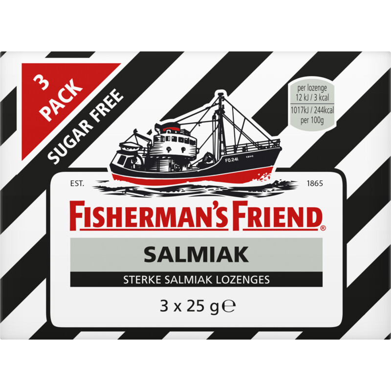 Een afbeelding van Fisherman's Friend Salmiak suikervrij