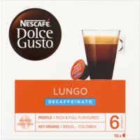 Een afbeelding van Nescafé Dolce Gusto Lungo decaffeinato koffiecups