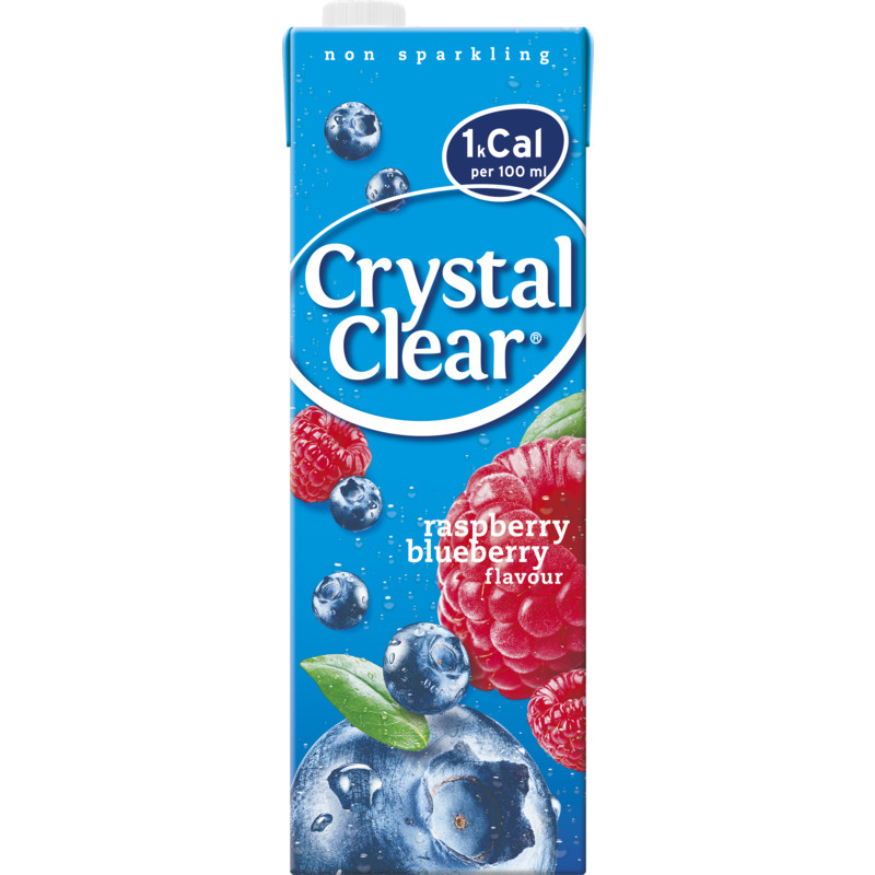 Een afbeelding van Crystal Clear Raspberry & blueberry