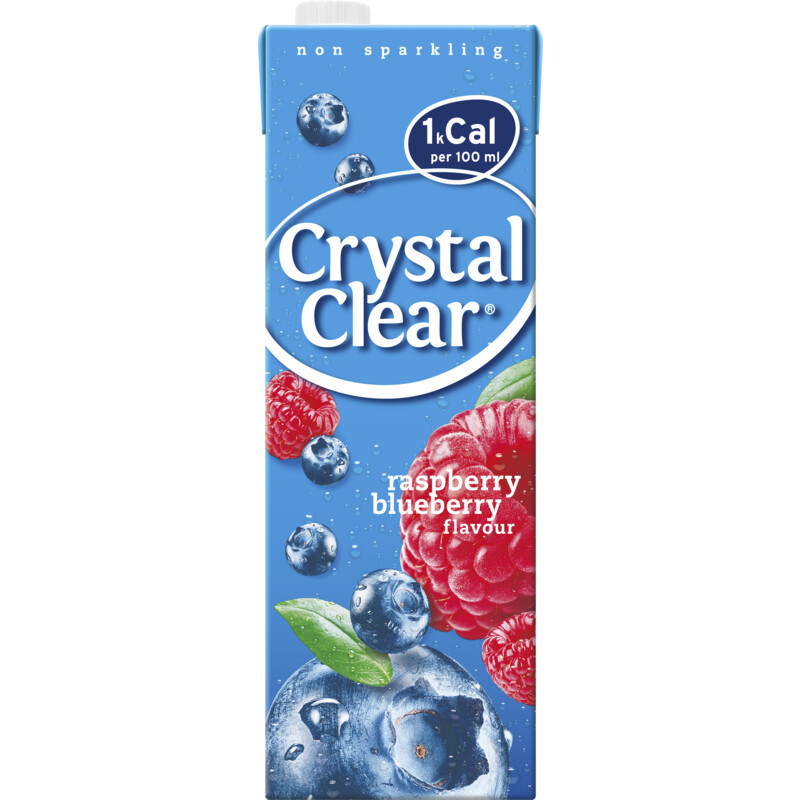 Een afbeelding van Crystal Clear Raspberry & blueberry