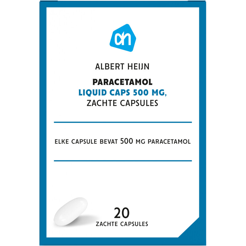 AH Paracetamol 500mg liquid caps bestellen Albert Heijn