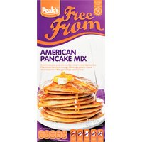 Een afbeelding van Peak's American pancake mix glutenvrij