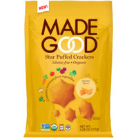 Afbeelding van Madegood Star puffed crackers cheddar