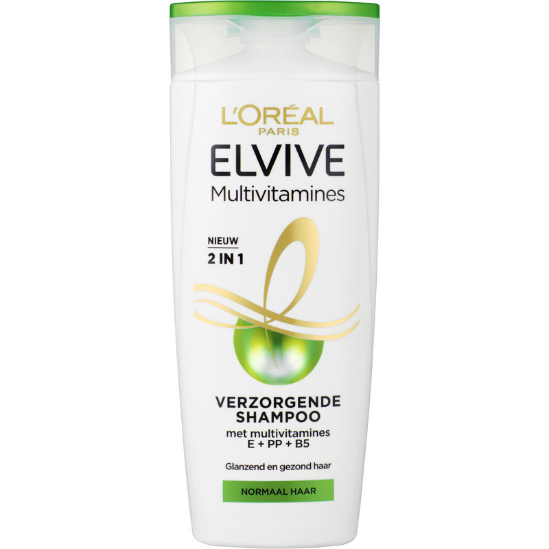 Een afbeelding van Elvive Multivitamines 2in1 verzorgende shampoo