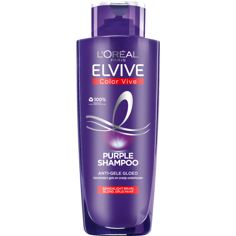 Een afbeelding van L'Oréal Paris Elvive Color vive purple shampoo