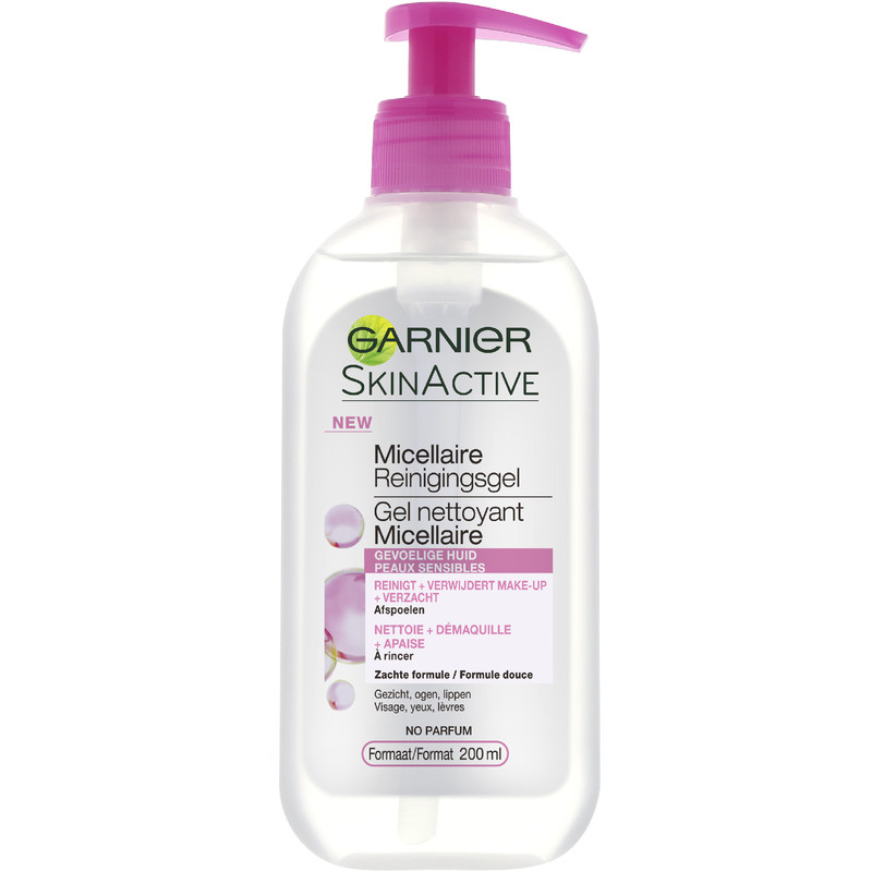 Een afbeelding van Garnier Skin Naturals micellair gel sensitive