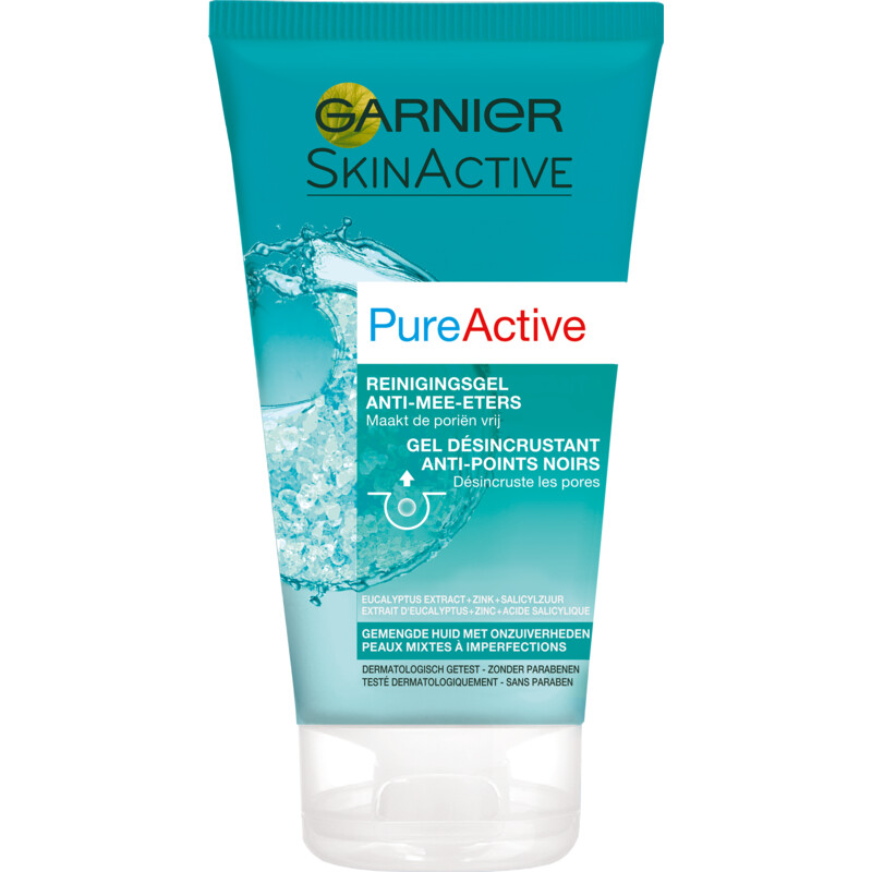 Een afbeelding van Garnier Skin naturals pure reinigingsgel tube