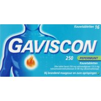 Een afbeelding van Gaviscon Pepermunt kauwtabletten