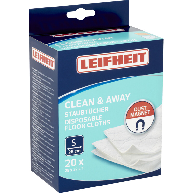 Een afbeelding van Leifheit Stofdoekjes clean & away static 20 pcs