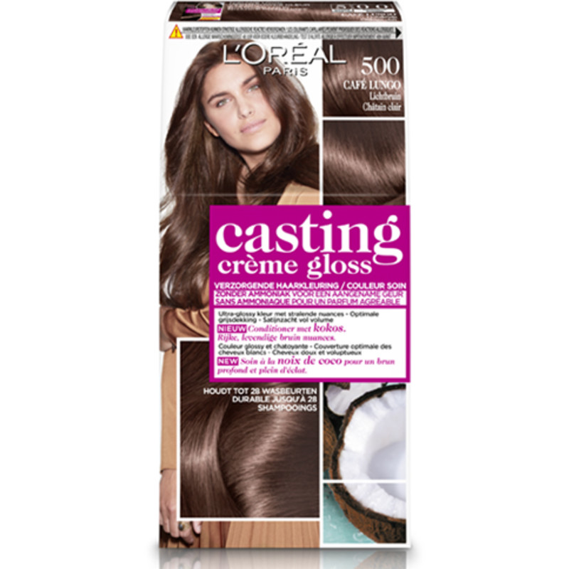 Een afbeelding van L'Oréal Casting crème gloss lichtbruin 500