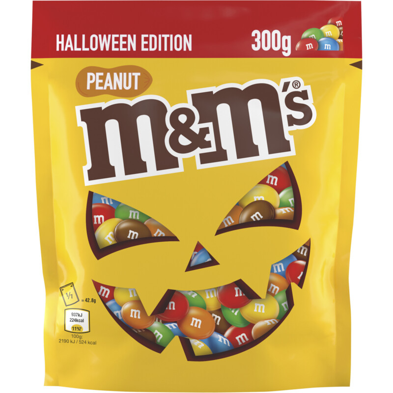 Een afbeelding van M&M'S Pinda's halloween editie