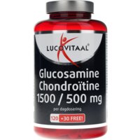 Rekwisieten etiquette Gietvorm Lucovitaal Glucosamine chondroïtine 1500/500 mg bestellen | Albert Heijn