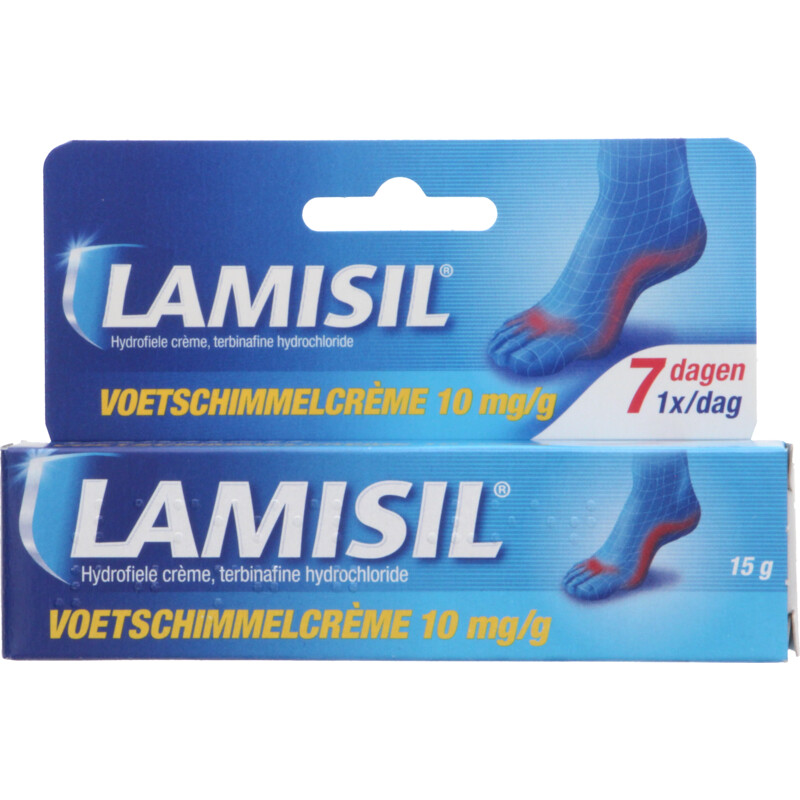 Een afbeelding van Lamisil Voetschimmelcreme 10mg