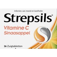 Een afbeelding van Strepsils Sinaasappel & vitamine C